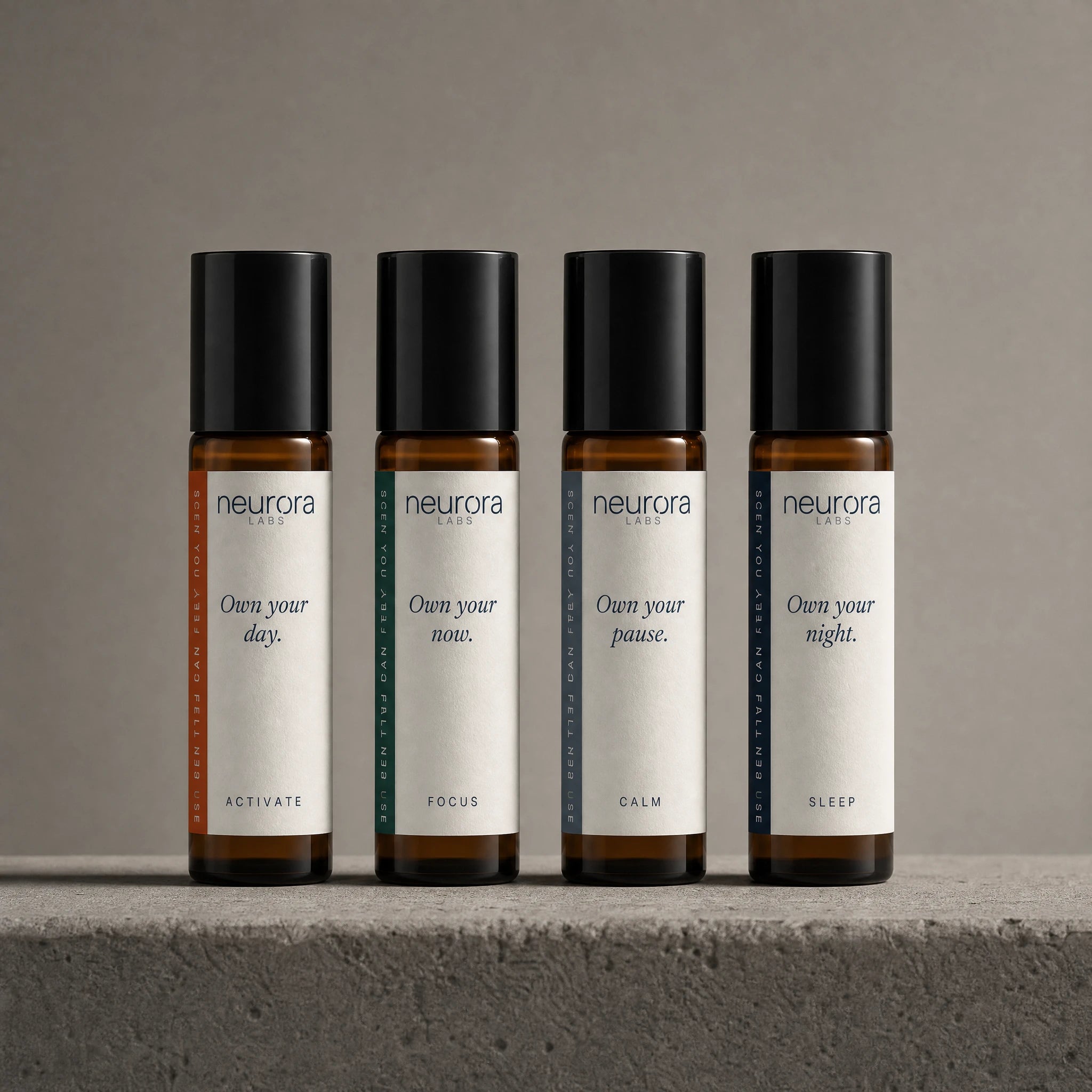 Der ganze Tag · Set: vier Roll-Ons: Activate, Focus, Calm, Sleep