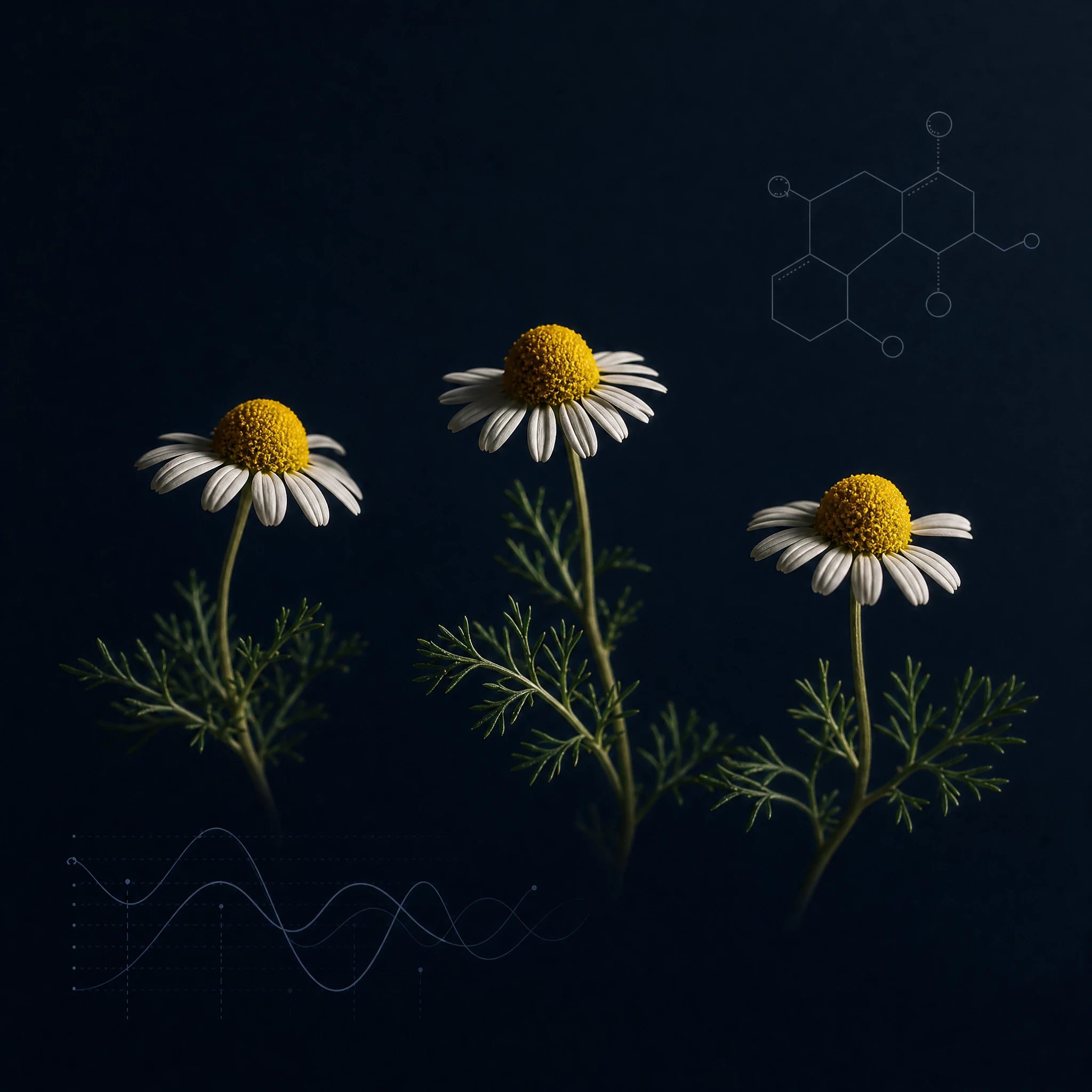 Römische Kamille, Blüten
