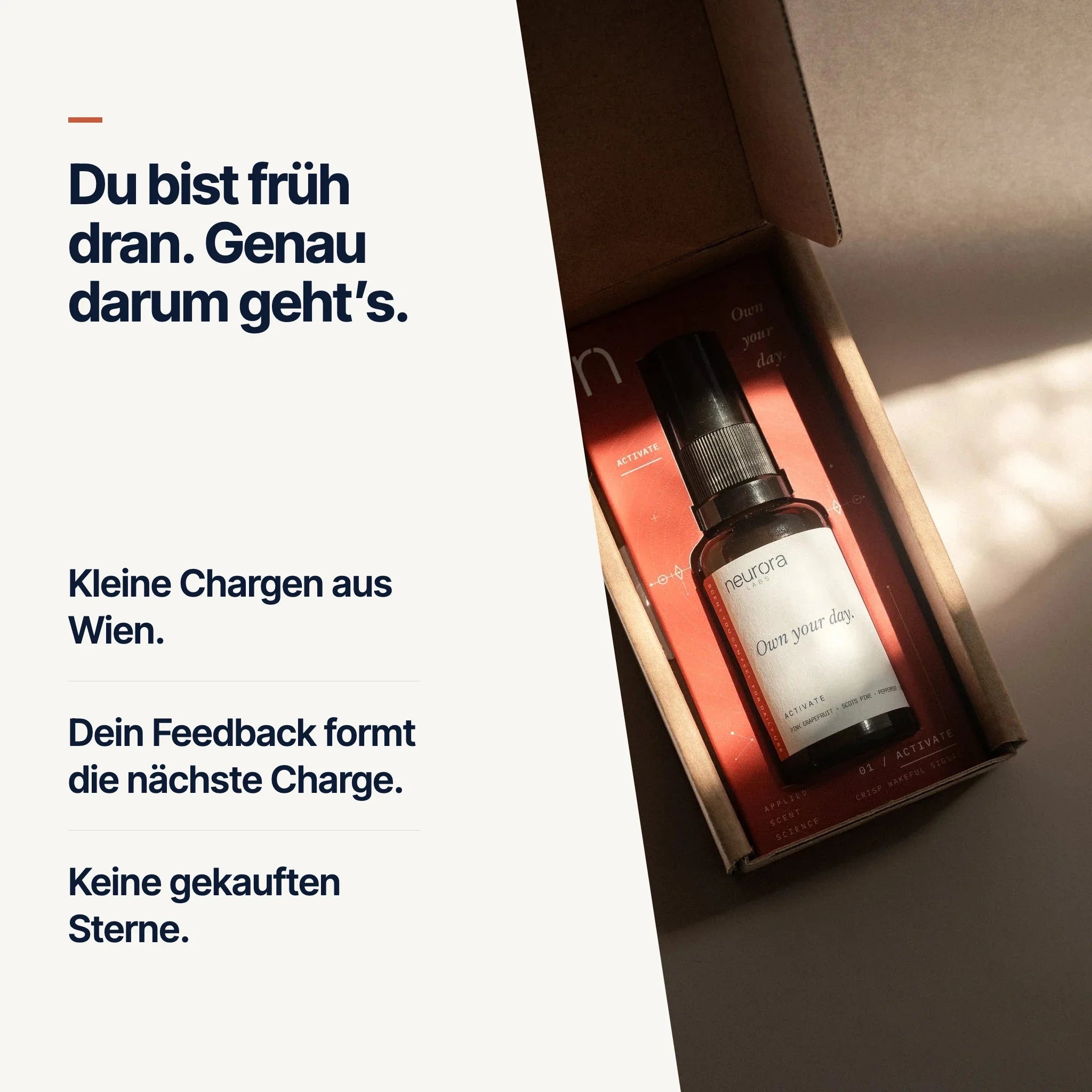Erste Auflage aus Wien — ACTIVATE in der Versandbox