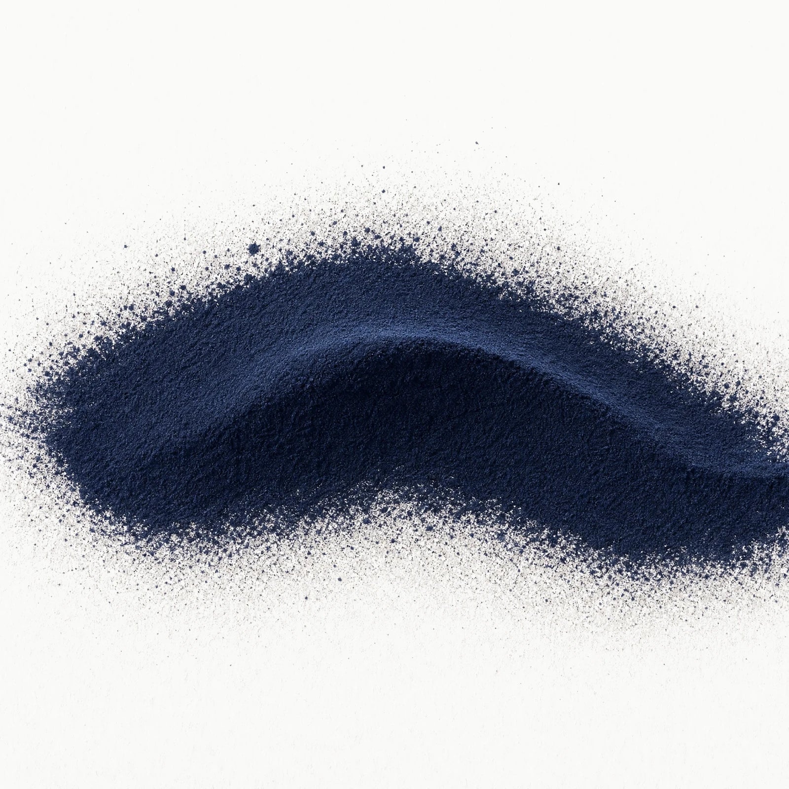 SLEEP Zustandsfarbe: Navy, feiner Pigmentsand auf Papier