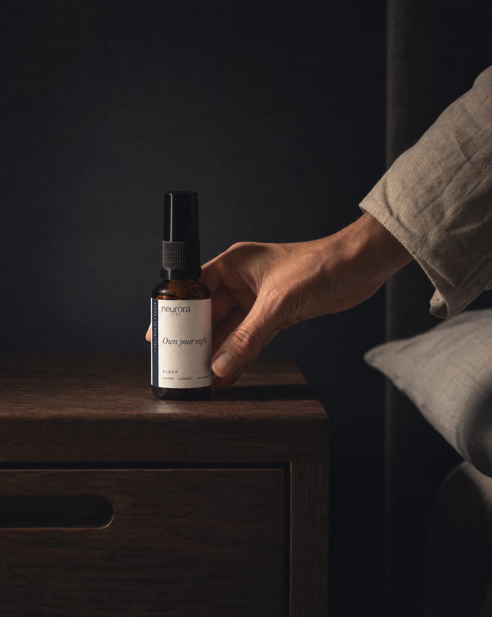 neurora SLEEP Fabric Spray wird abgestellt